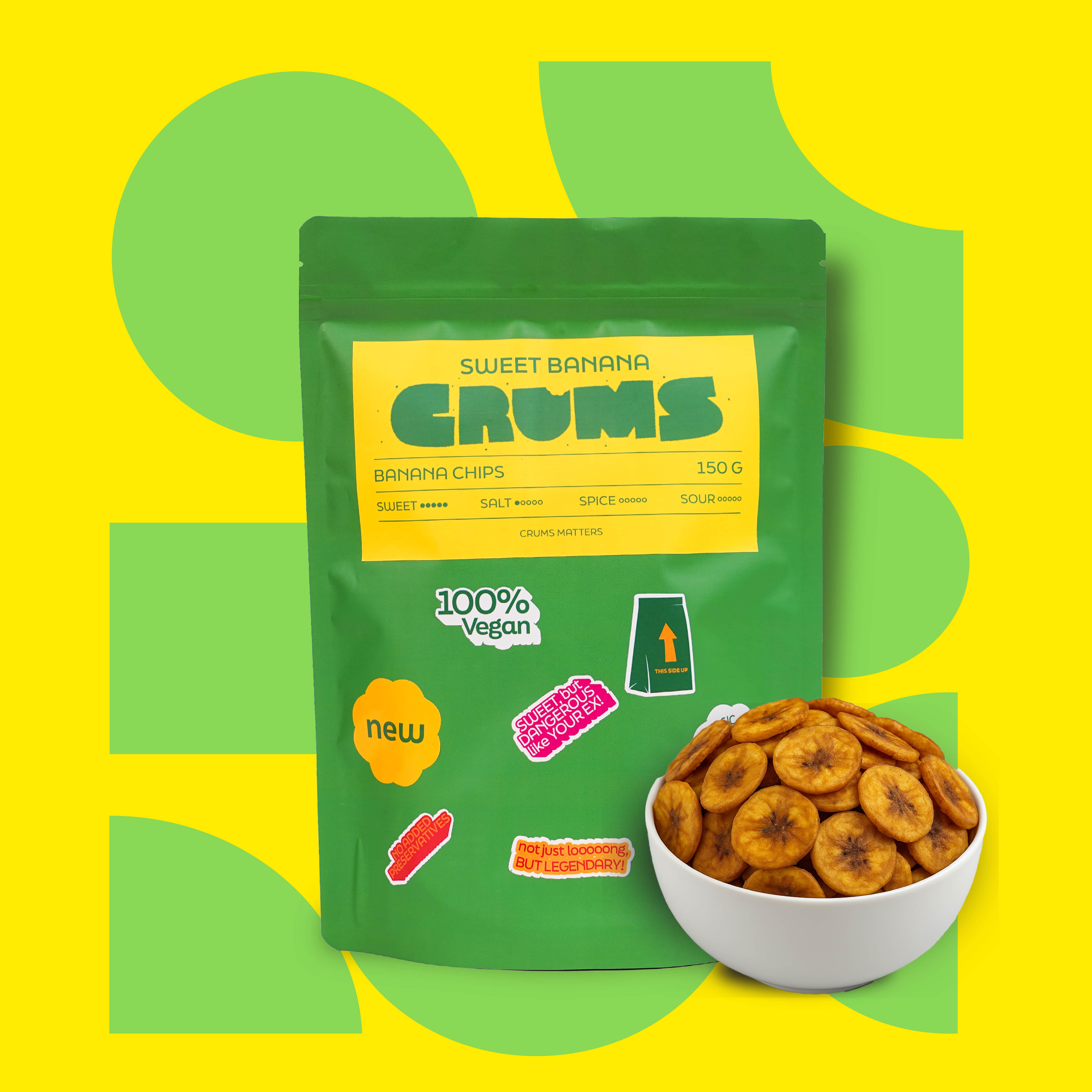 Sweet Banana Chips (Round)