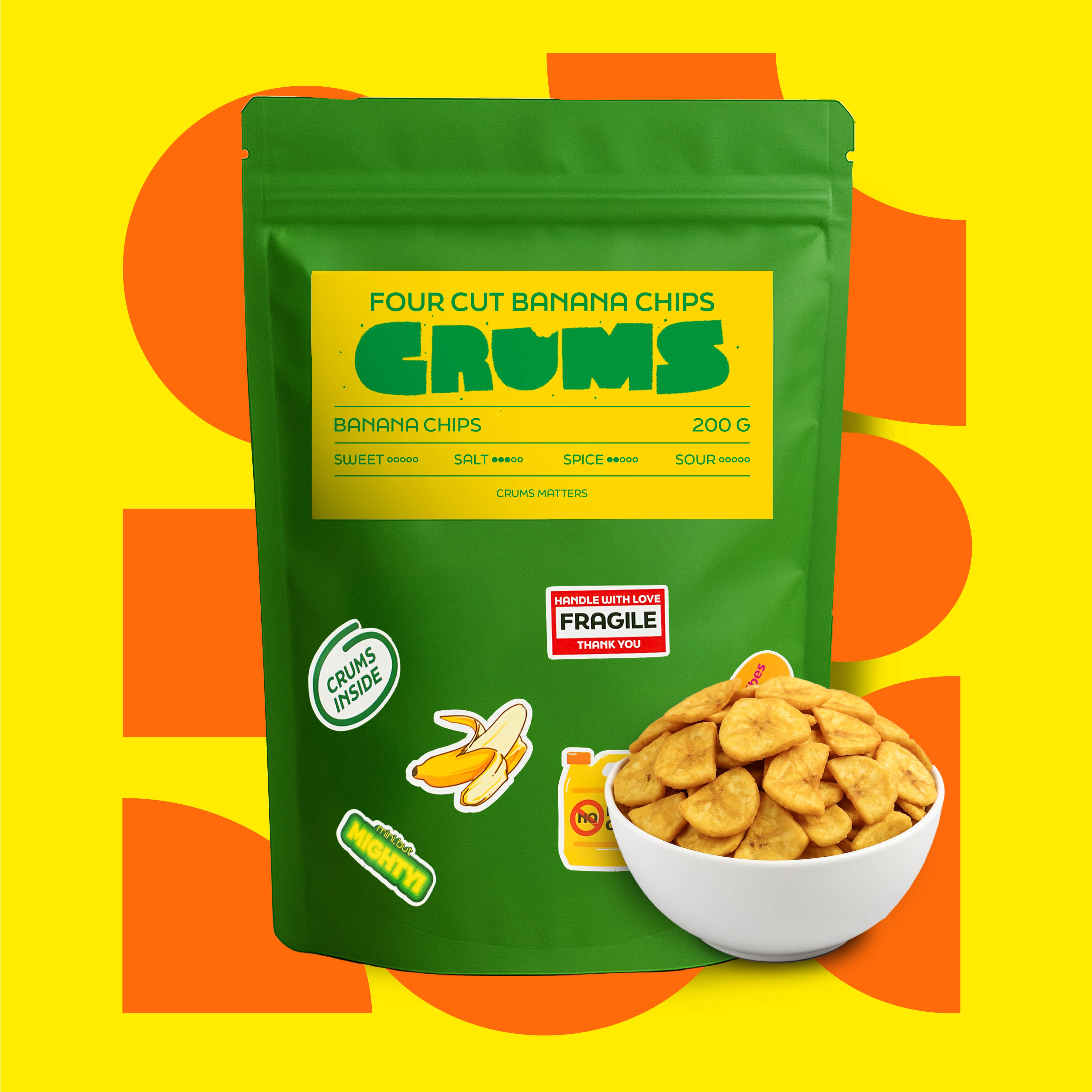 Four Cut Banana Chips